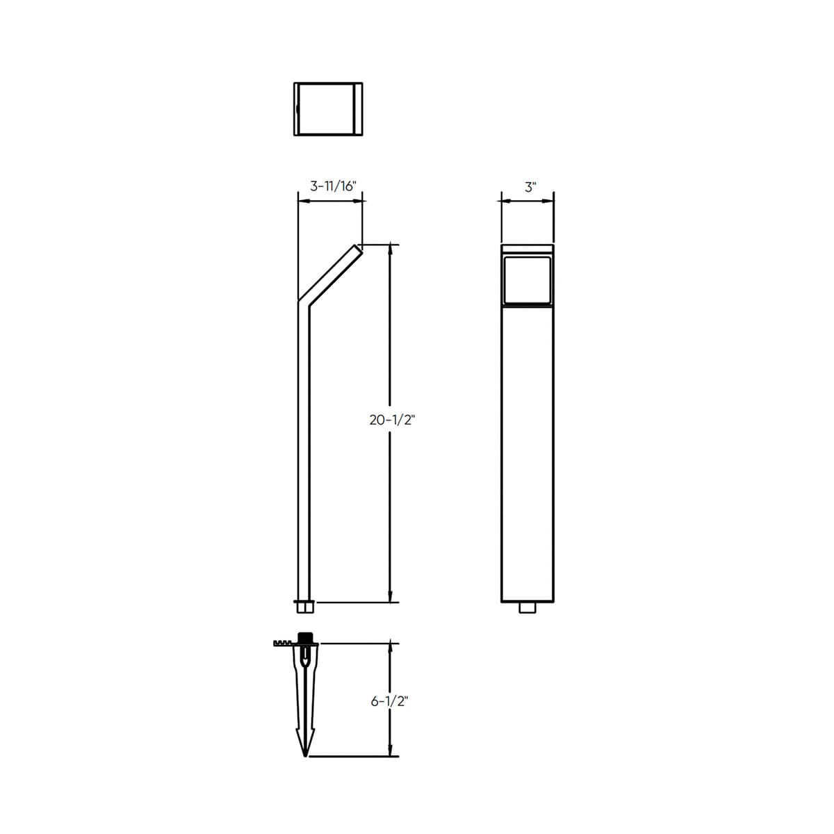 Éclairage de passage intelligent Acute (lot de 3)