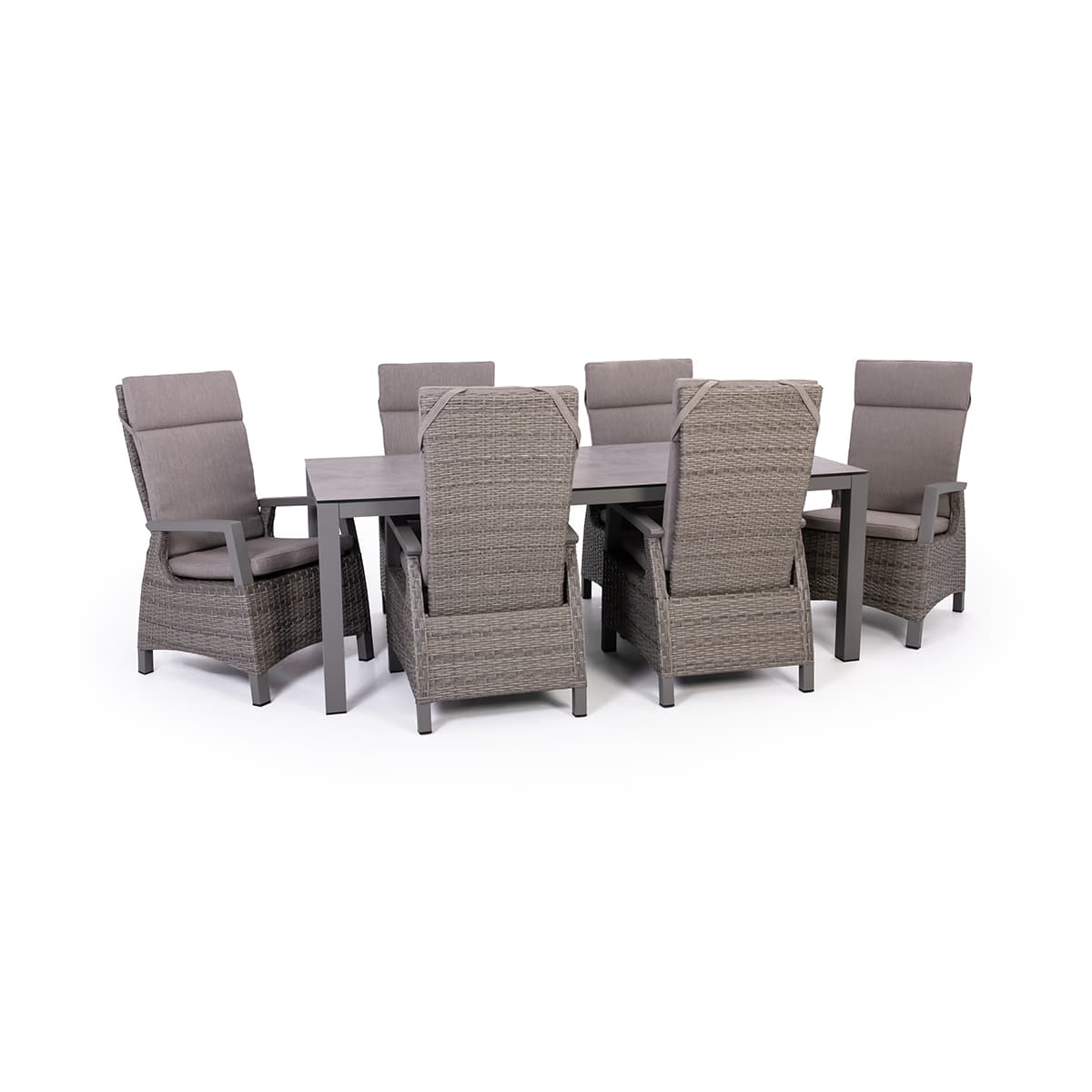 Prato Outdoor Dining Set  (Taupe)