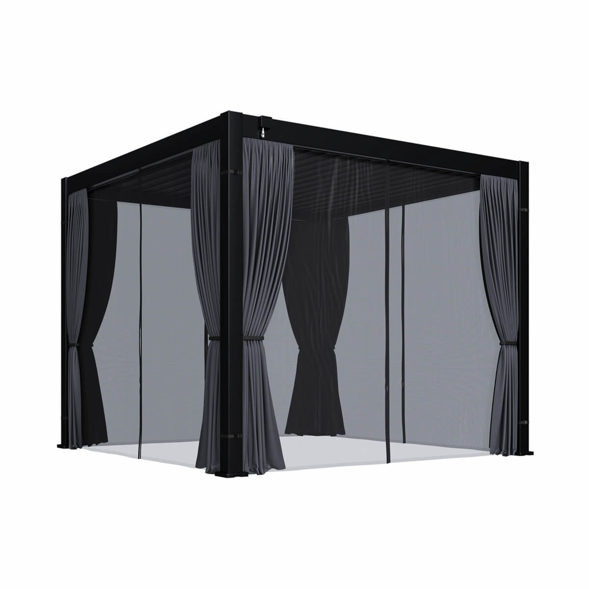 Rideaux et moustiquaires pour pergola - 10 x 10 pi
