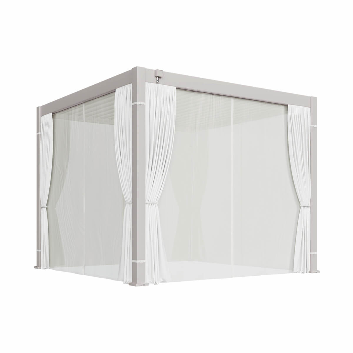 Rideaux et moustiquaires pour pergola - 10 x 10 pi