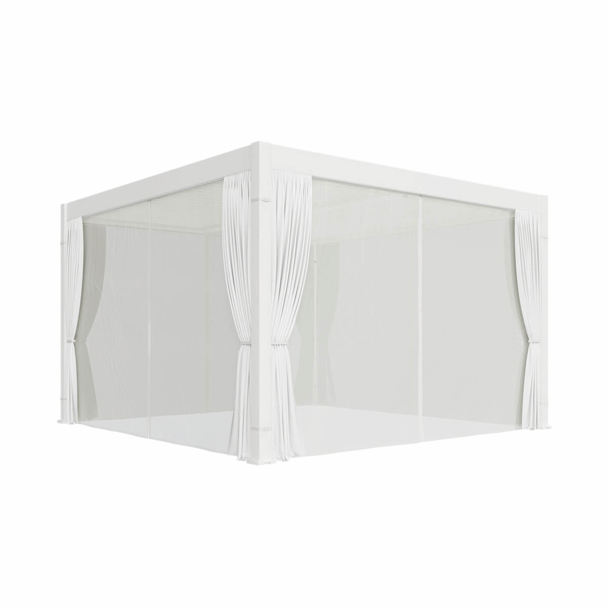 Rideaux et moustiquaires pour pergola - 13 x 13 pi