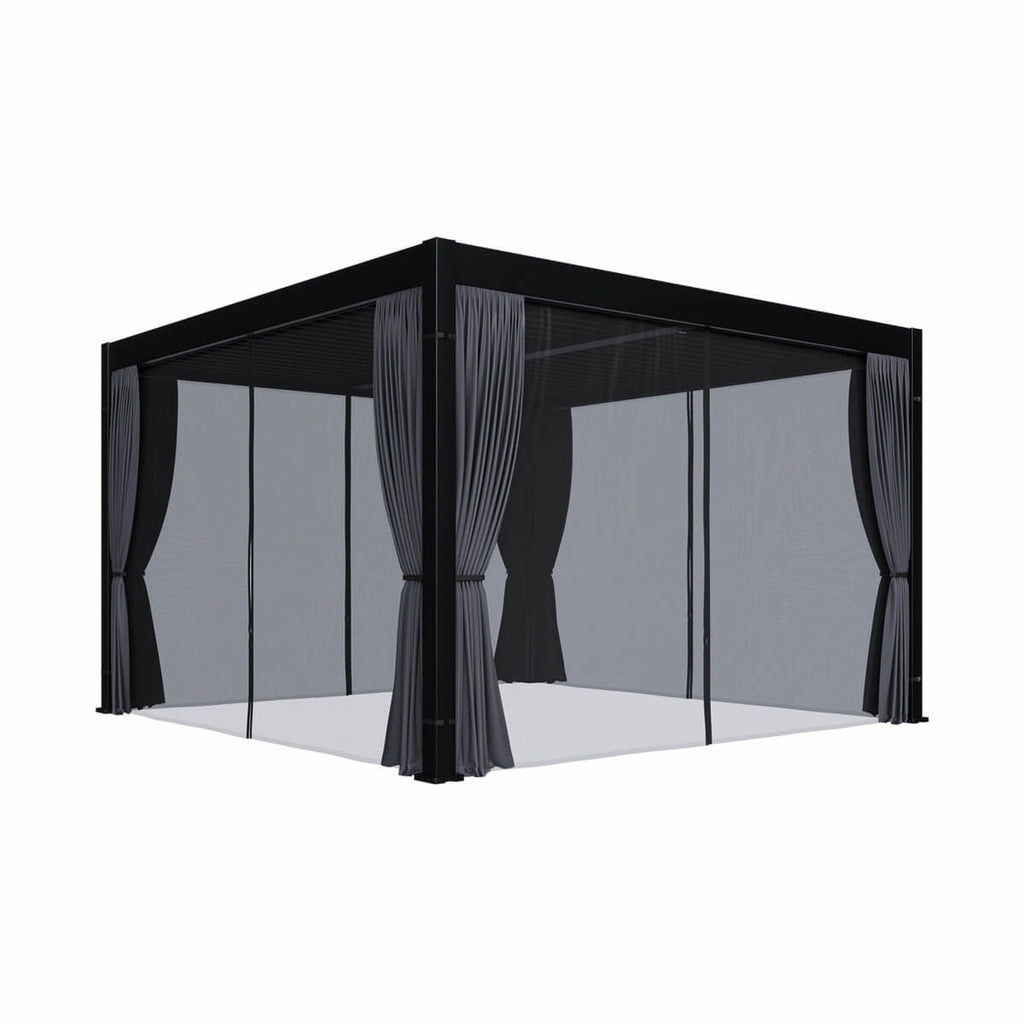 Rideaux et moustiquaires pour pergola Ombrella - 13 x 13 pi