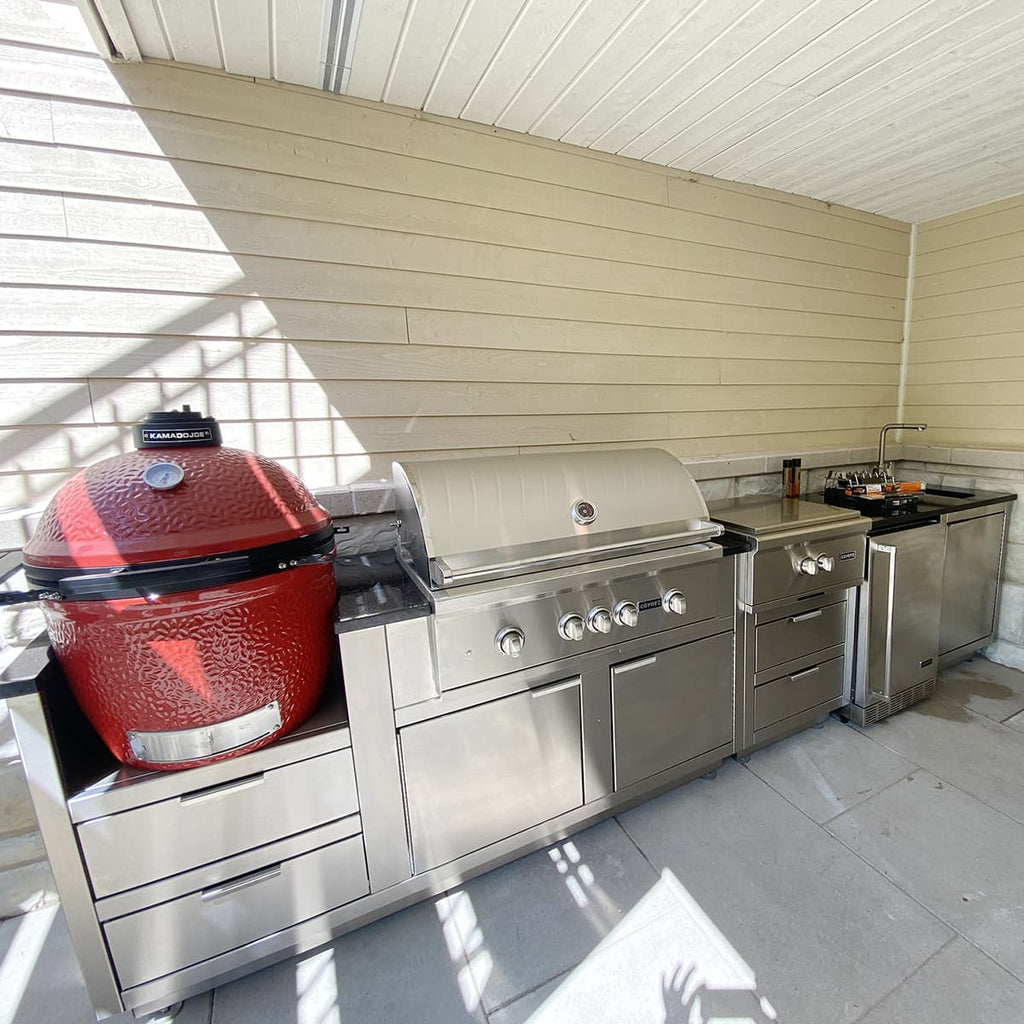 Refrigerator Extension for Outdoor Kitchens