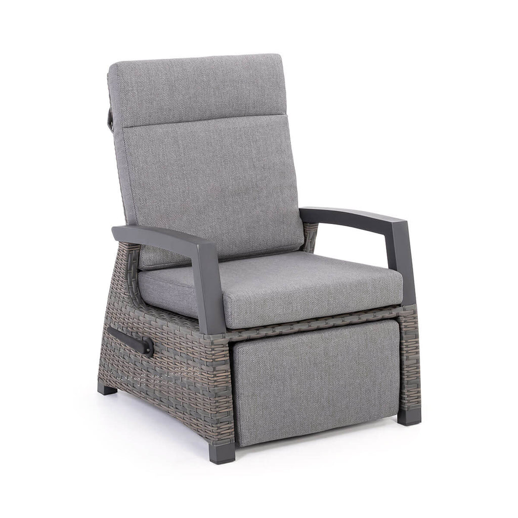 Prato Outdoor Recliner Club Armchair (with Footrest)