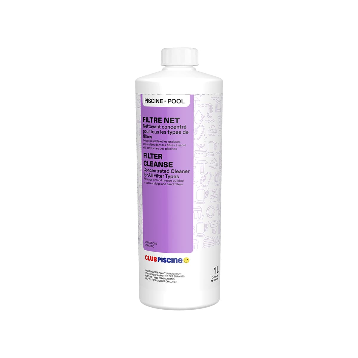 Filtre net : Nettoyant pour filtres - 1 L