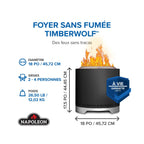 Foyer sans fumée Timberwolf