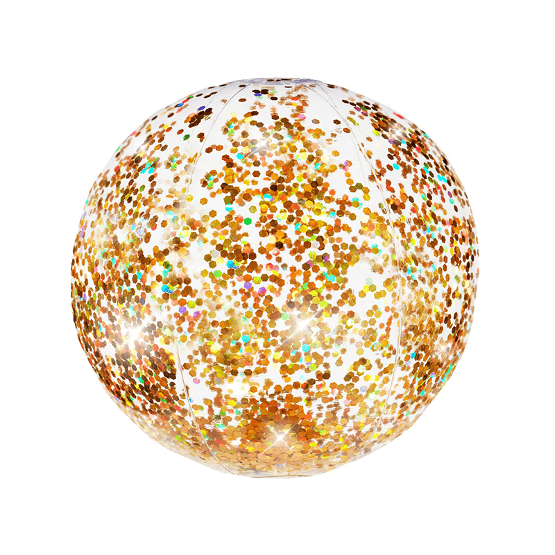Ballon de plage géant pailleté