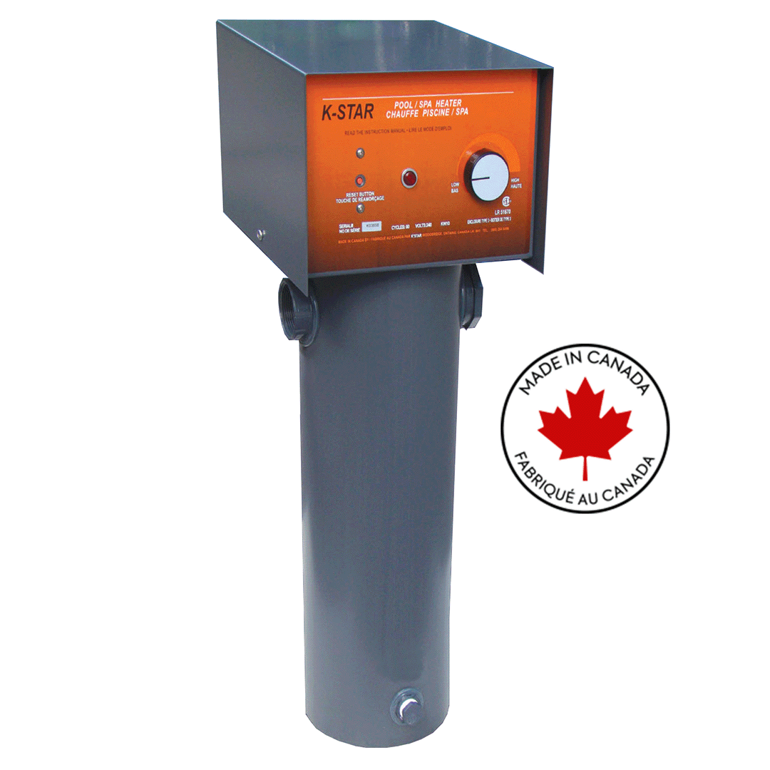 Chauffe-eau électrique pour piscine et spa