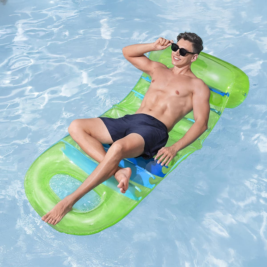 Matelas de piscine incliné et ajustable