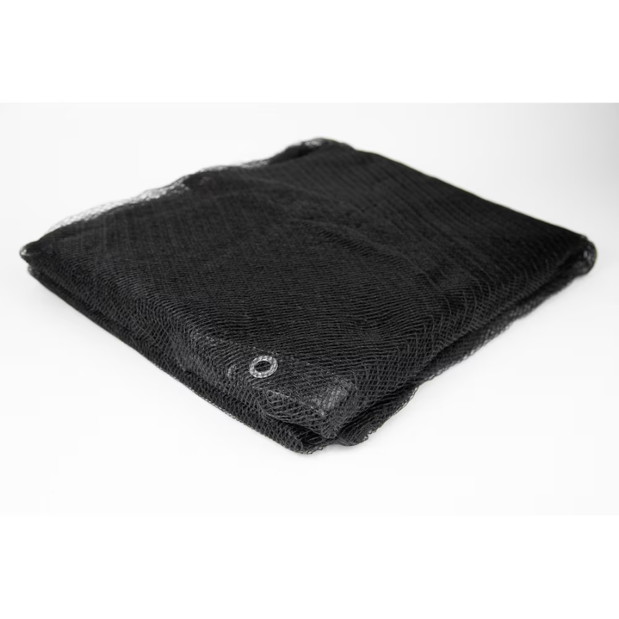 Filet à feuilles avec ourlé pour piscine ovale