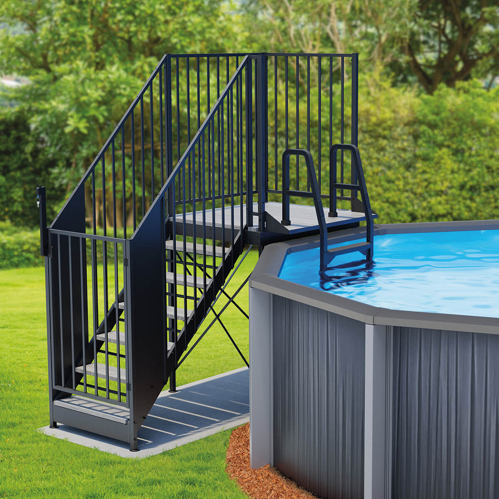 Mini terrasse pour piscines