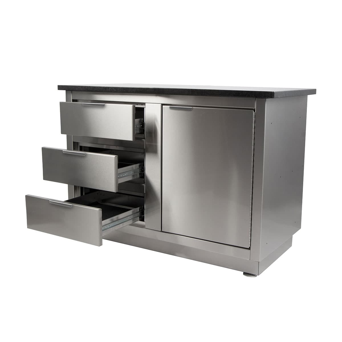 Module de cuisine extérieure avec 3 tiroirs