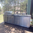 Outdoor Kitchen Module with 3 Drawers
