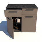 Sideboard Module for Outdoor Kitchens