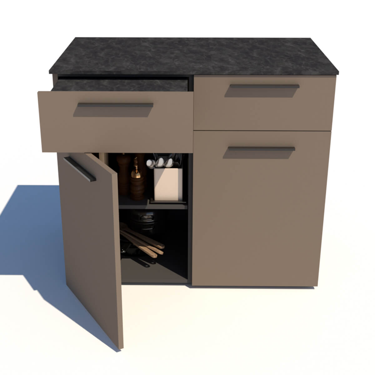 Module Sideboard pour cuisine extérieure