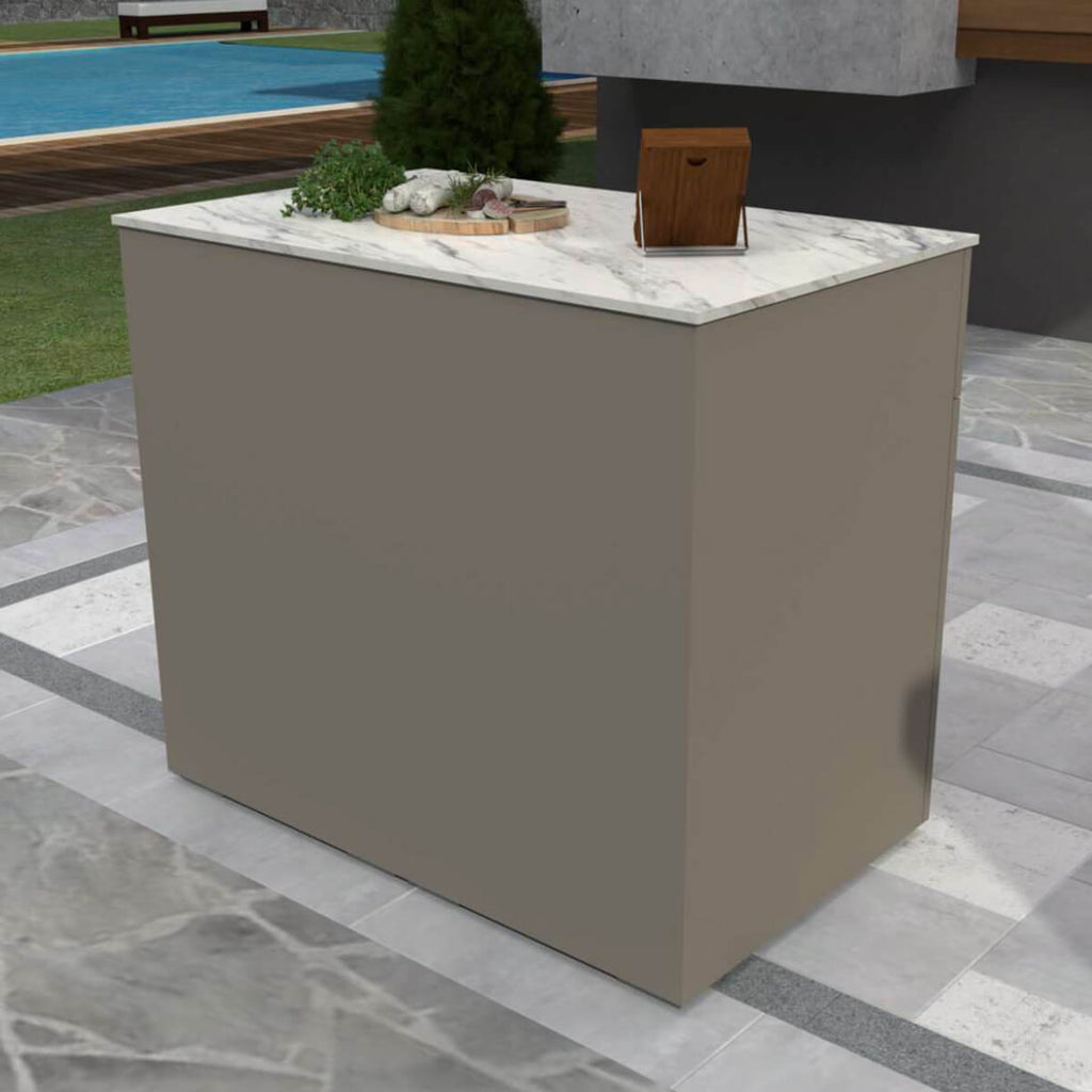 Sideboard Module for Outdoor Kitchens