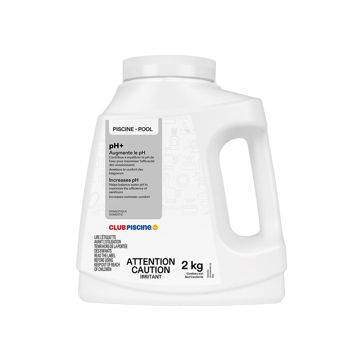 pH+ Augmente le pH - 2 kg