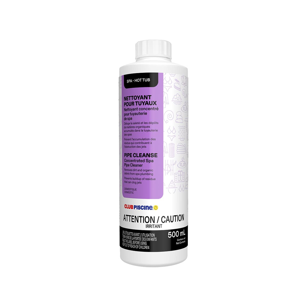 Nettoyant pour tuyaux de spa - 500 ml