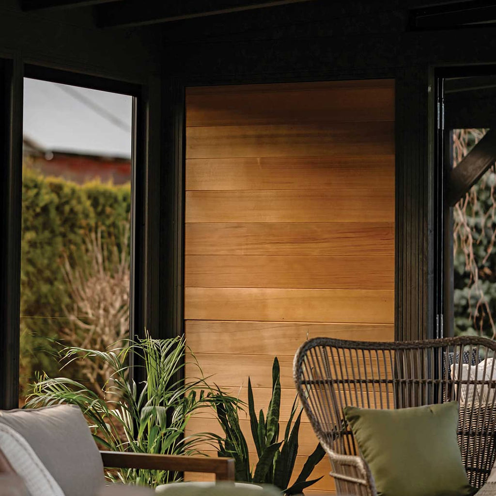 Interior Cedar Wall Panels for Sofia Pavilion (set of 6) - 14 x 14 ft.