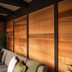 Interior Cedar Wall Panels for Oslo Pavilion (set of 7)