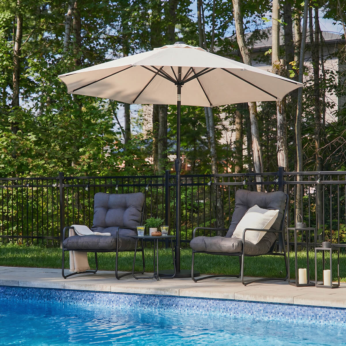 Parasol de marché - 9 pi (2,7 m)