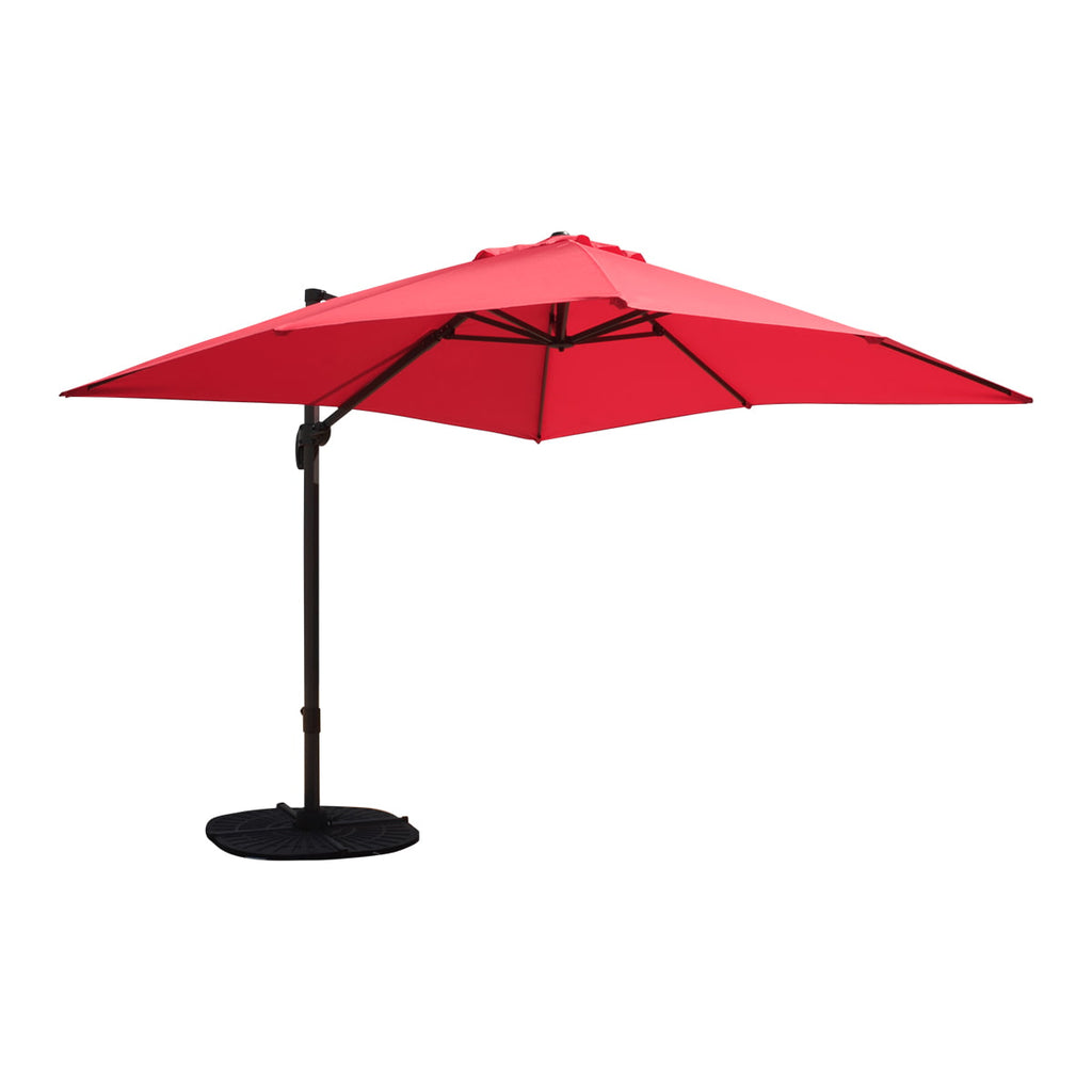 Econo Hanging Umbrella with Matte Black Pole - 10 ft. (3 m)