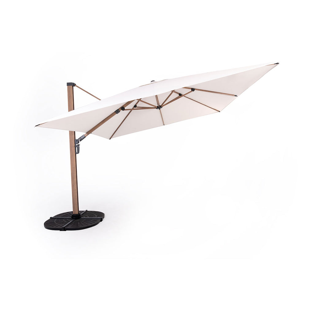 Parasol suspendu Deluxe (finition bois) - 10 pi (3 m)
