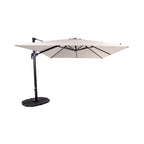 Parasol suspendu Deluxe (finition noir mat) - 10 pi (3 m)