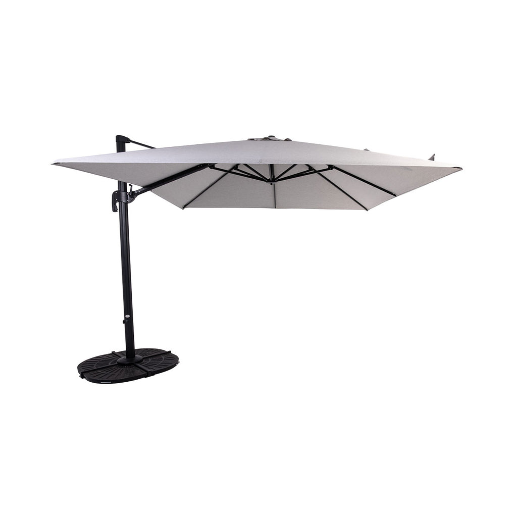 Parasol suspendu Deluxe (finition noir mat) - 10 pi (3 m)