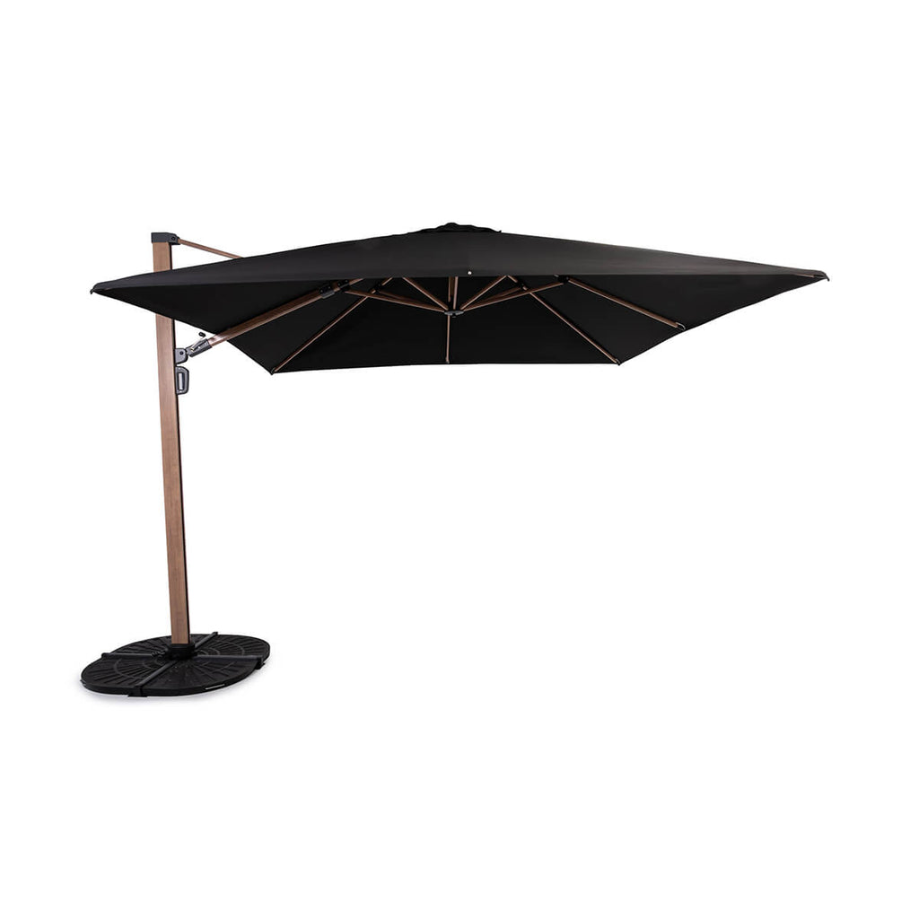 Parasol suspendu Deluxe (finition bois) - 10 pi (3 m)