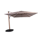 Parasol suspendu Deluxe (finition bois) - 10 pi (3 m)