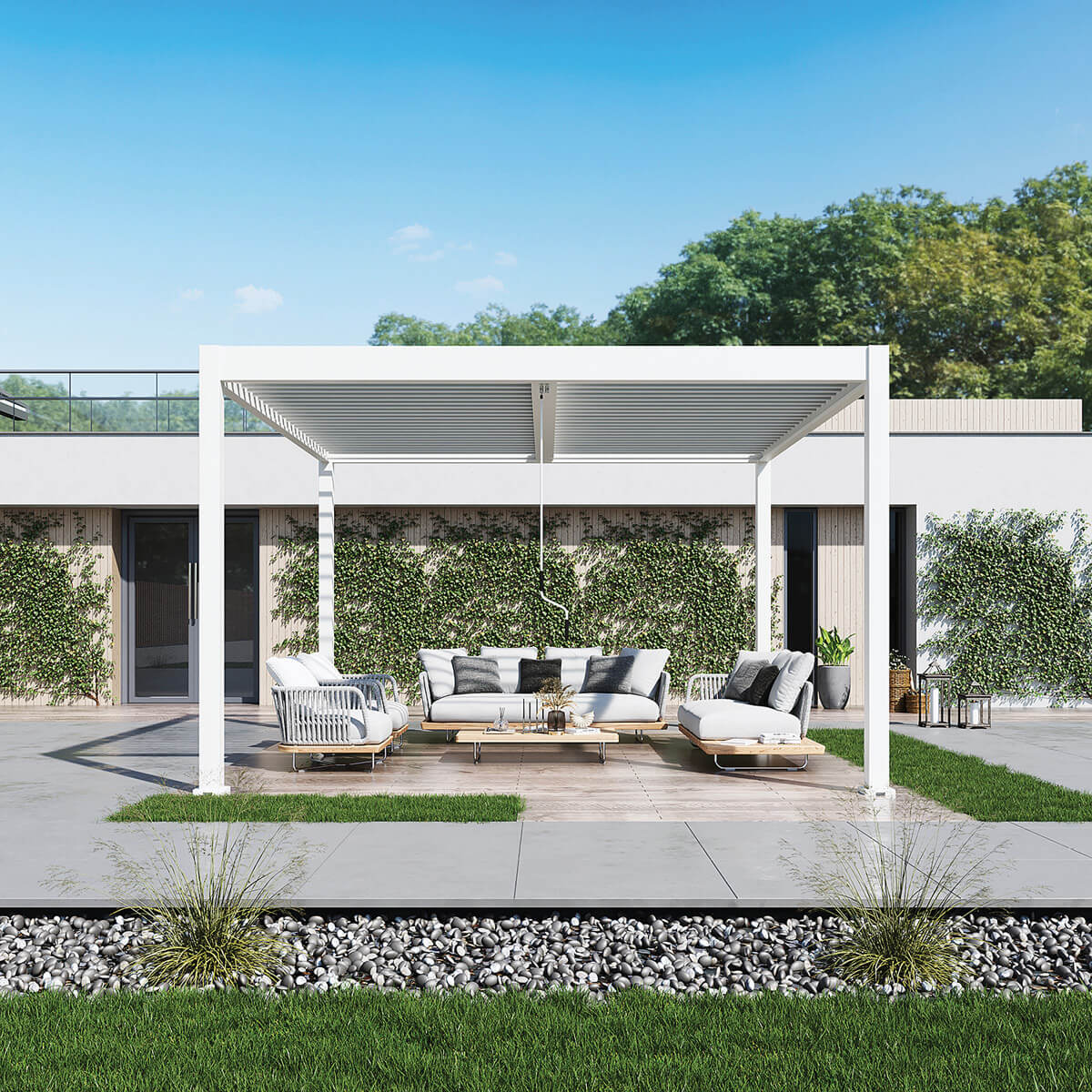Ombrella I-Duo Pergola - 13 x 13 ft.