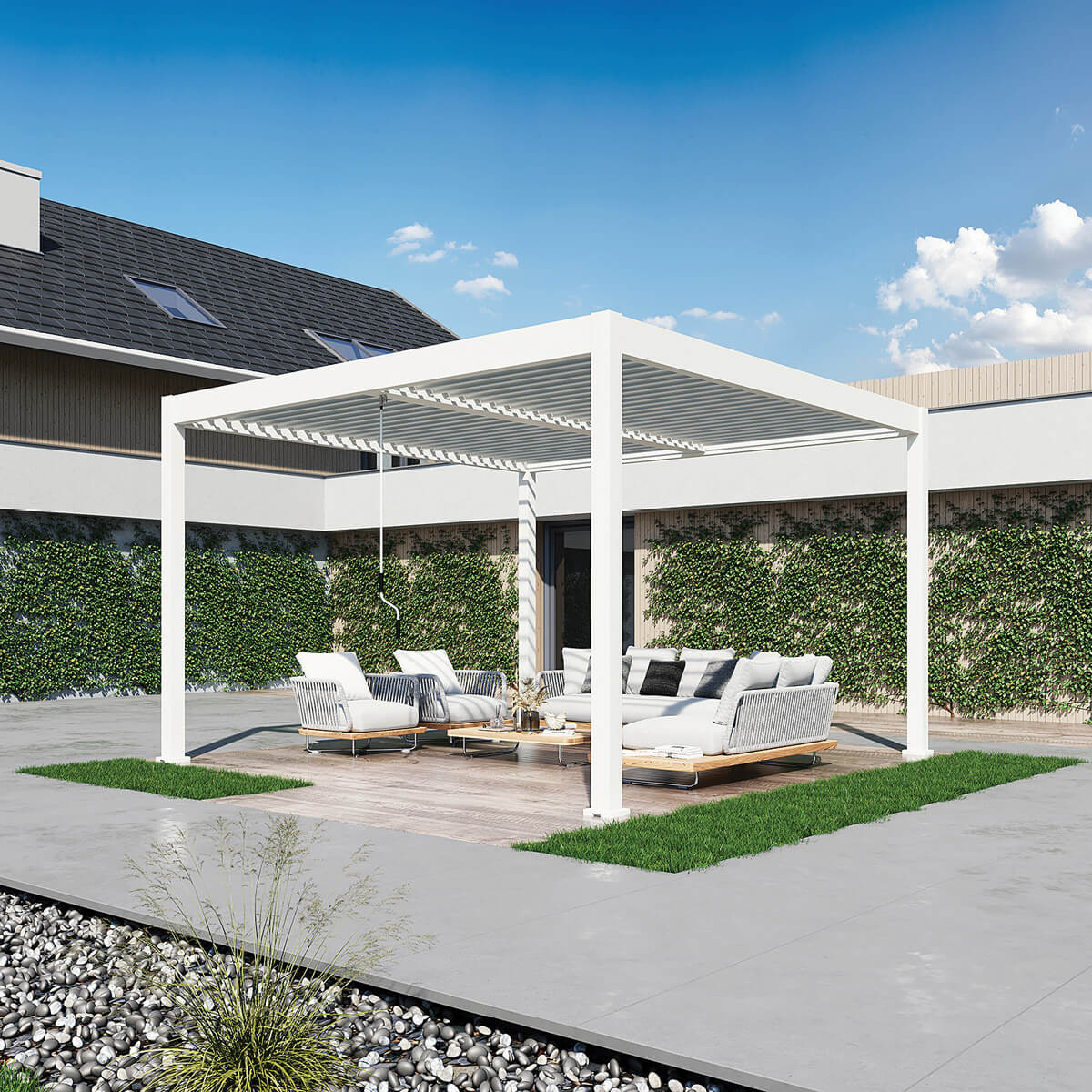 Ombrella I-Duo Pergola - 13 x 13 ft.