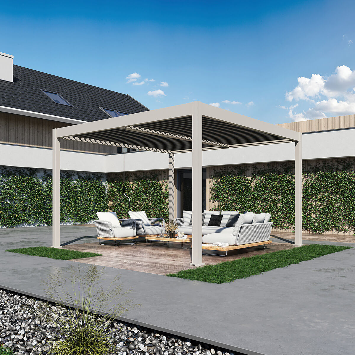 Ombrella I-Duo Pergola - 13 x 13 ft.