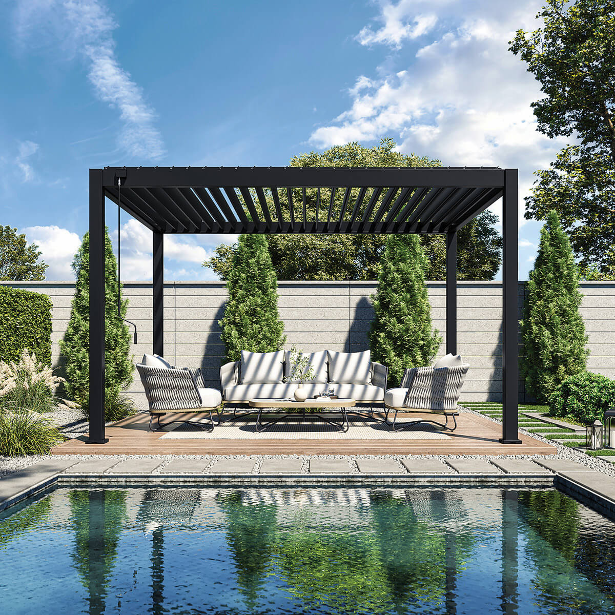 Pergola Ombrella I-Plus - 10 x 13 pi
