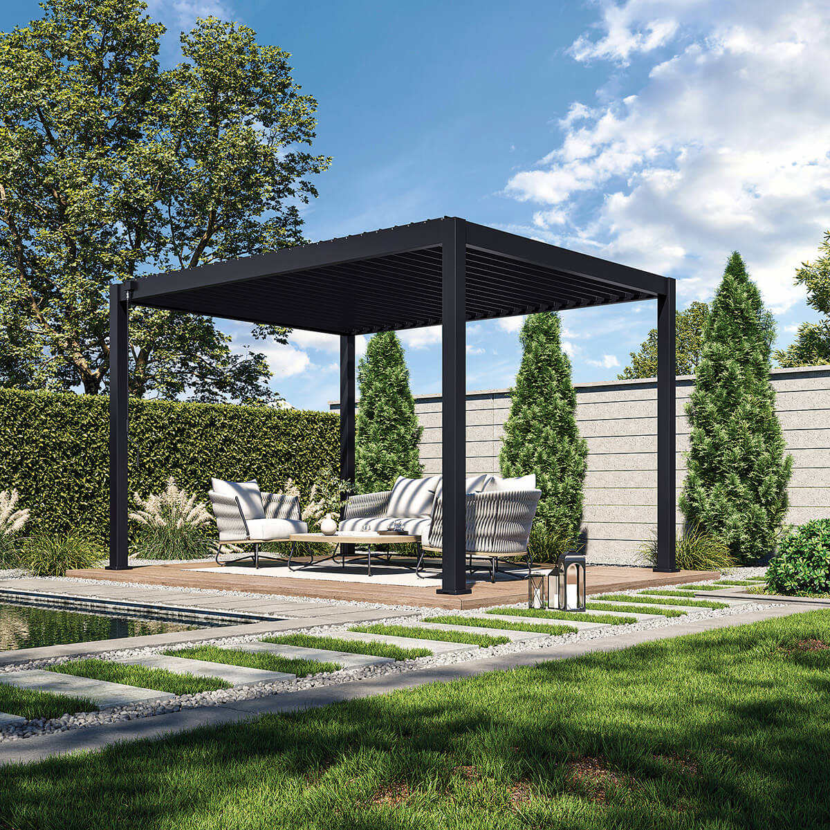 Pergola Ombrella I-Plus - 10 x 13 pi