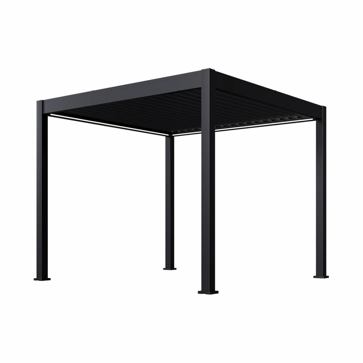 Ombrella I-Plus Motorized Pergola with LED Lighting - 10 x 10 ft.