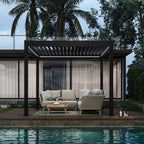 Ombrella I-Plus Motorized Pergola with LED Lighting - 10 x 10 ft.