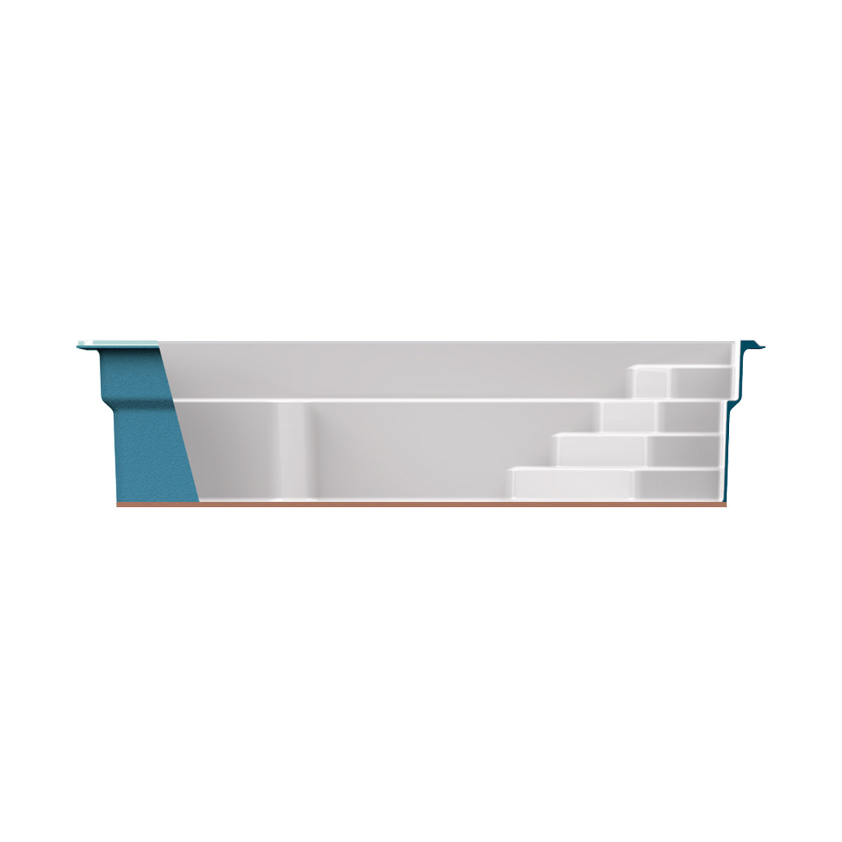Fiberglass Pool - 10 x 20 ft.