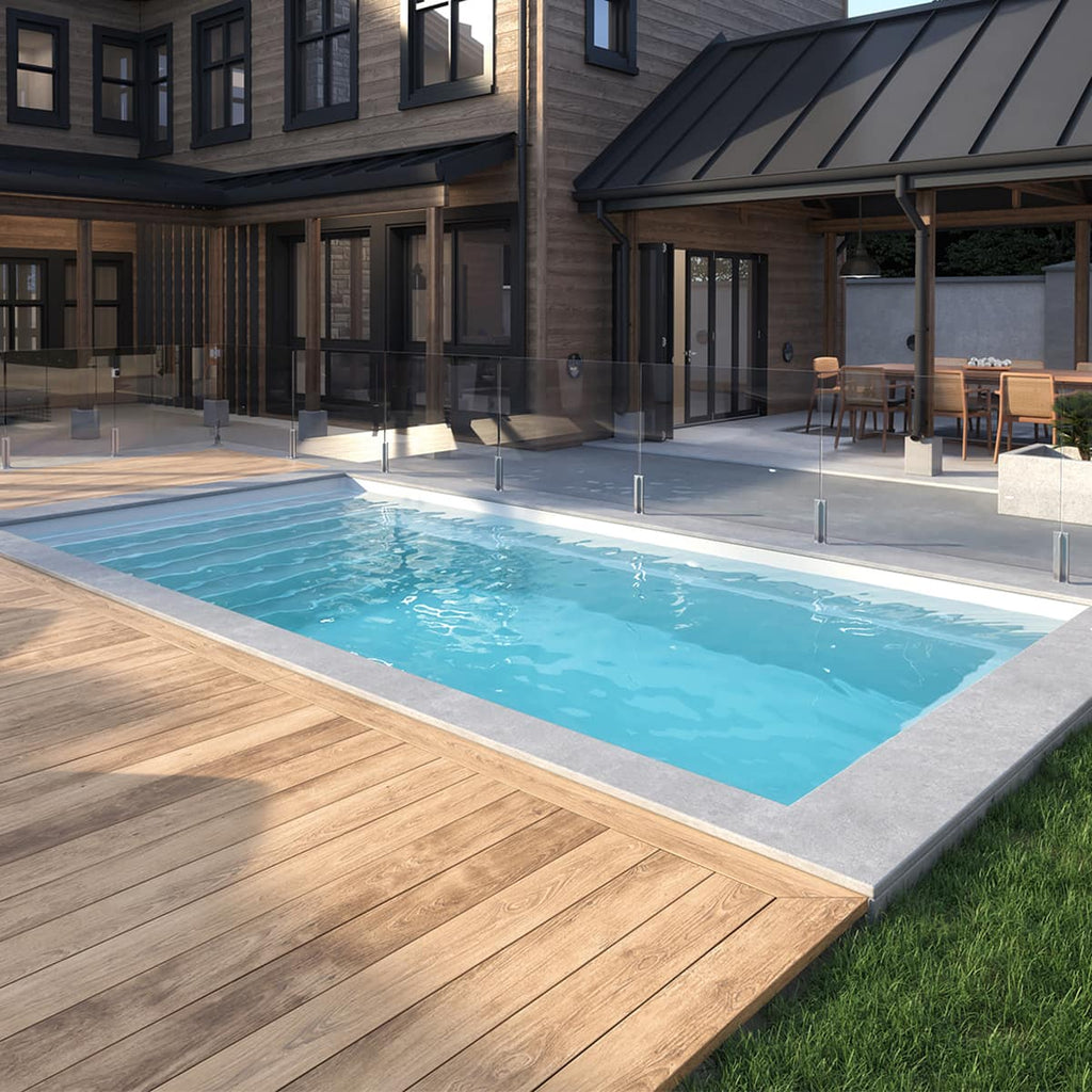 Fiberglass Pool - 11 x 23 ft.