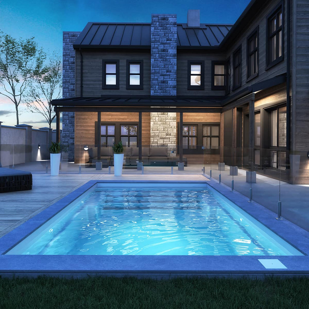 Fiberglass Pool - 11 x 23 ft.