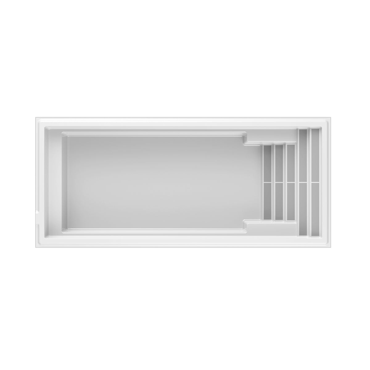 Fiberglass Pool - 11 x 25 ft.