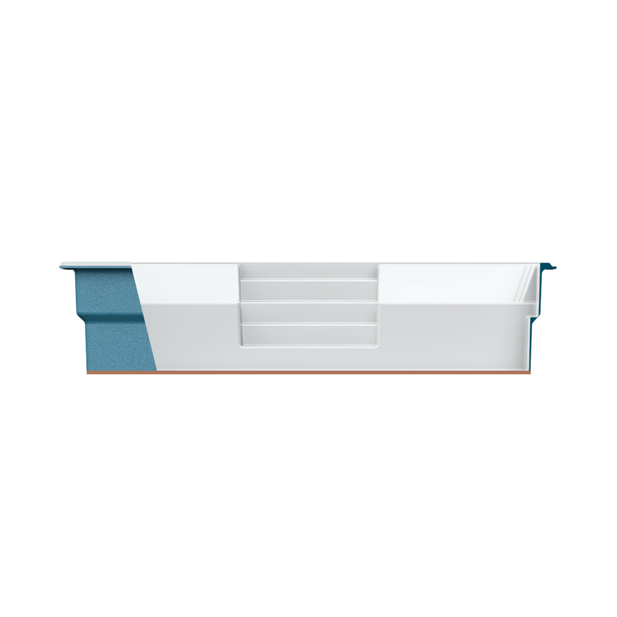 Fiberglass Pool - 12 x 22 ft.