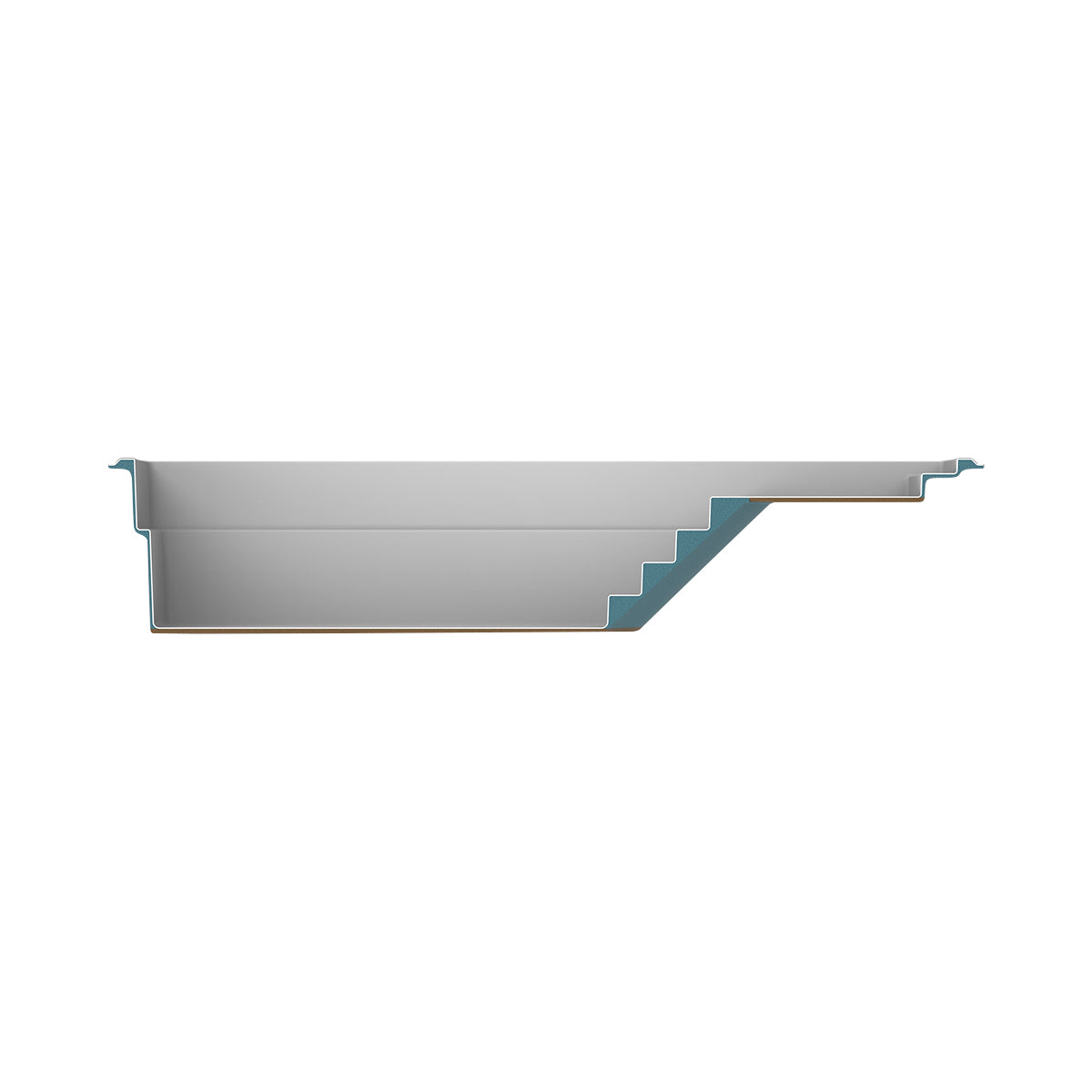 Signature Fiberglass Pool - 12 x 25 ft.
