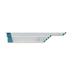 Fiberglass Pool with Sun Ledge - 12 x 30 ft.