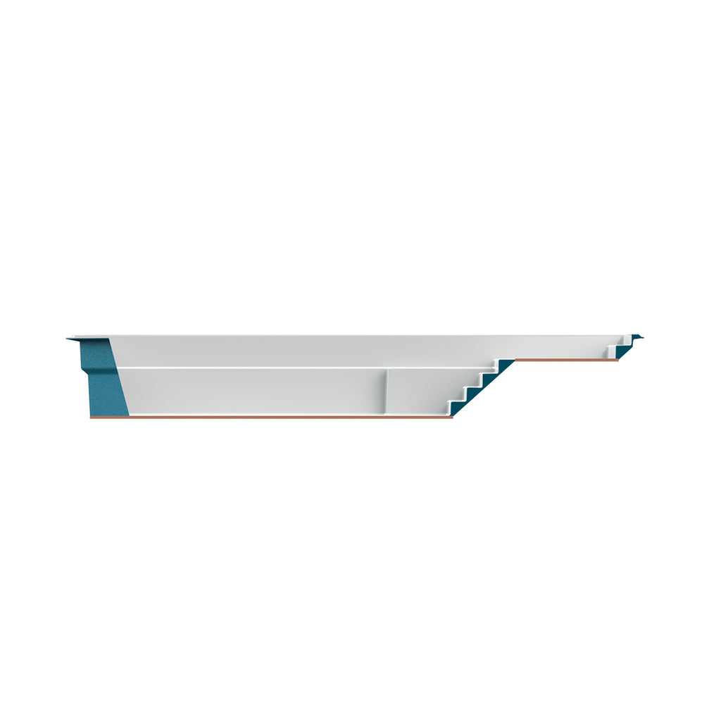 Piscine en fibre de verre avec terrasse - 12 x 34 pi