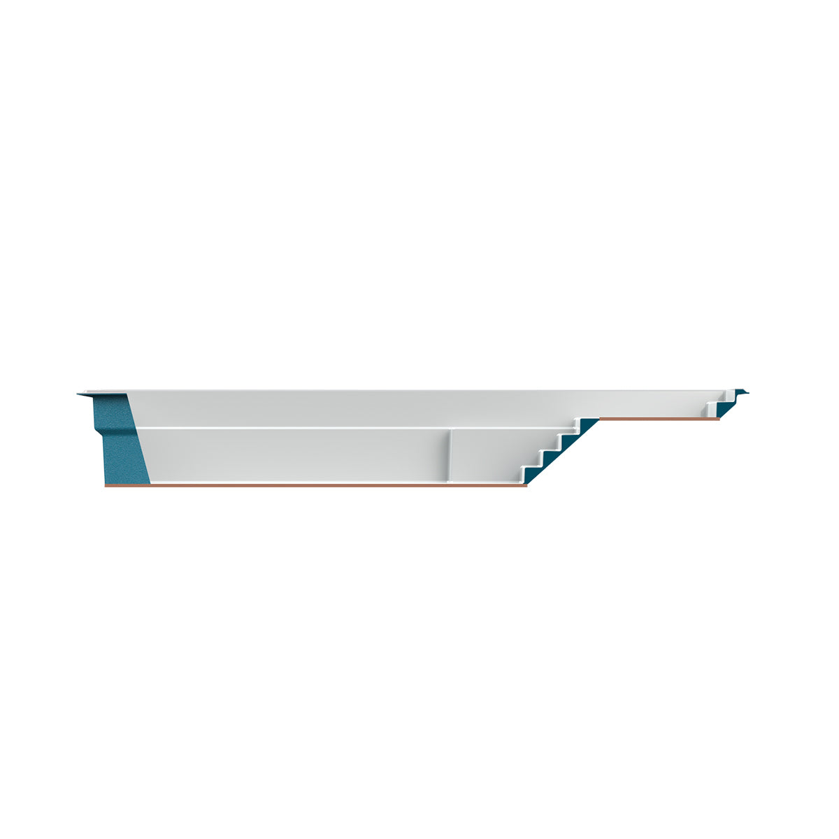 Piscine en fibre de verre avec terrasse - 12 x 34 pi
