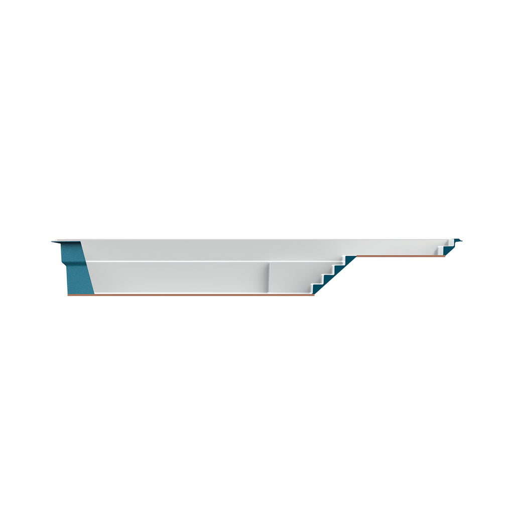 Fiberglass Pool with Sun Ledge - 12 x 37 ft.