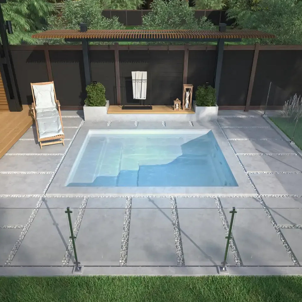 Fiberglass Pool - 8 x 10 ft.
