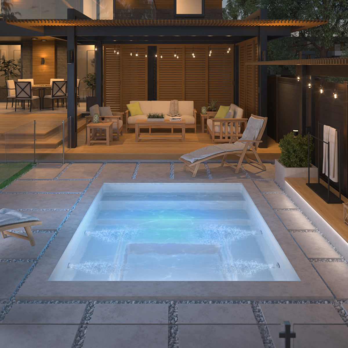 Fiberglass Pool - 8 x 10 ft.